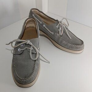 Benetton Men's Grey Boat Shoes